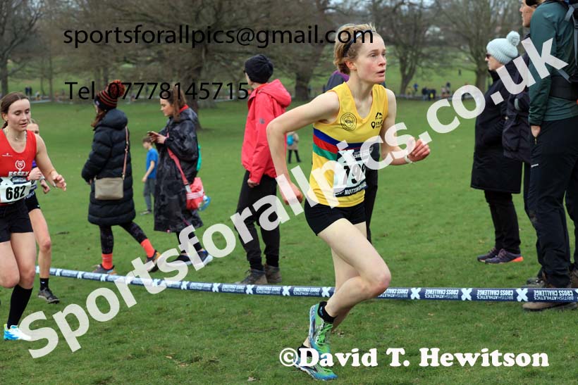 Senior Women, 2024 CAU Inter Counties Cross Country Champs., Wollaton Park, Nottingham. Photo: David T. Hewitson/Sports for All Pics